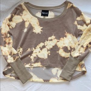 Urban outfitters velvet crop sweater